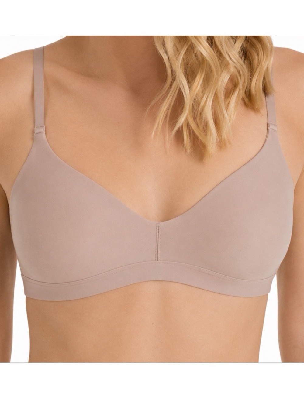 Hanro Smooth Illusion Soft Cup Bra In Nature NWT